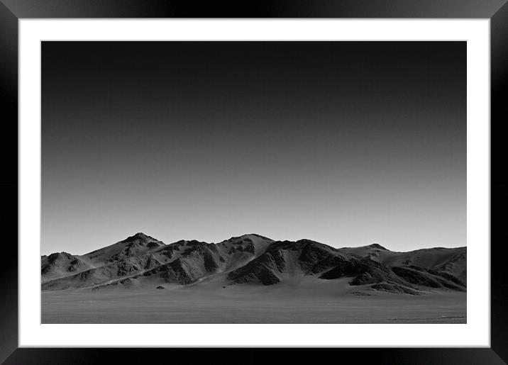 Outdoor mountain Framed Mounted Print by Andrew chittock