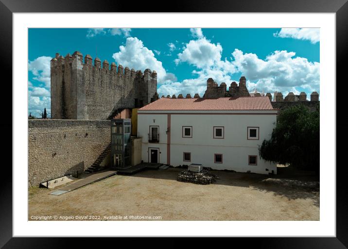 Castle of Serpa in Alentejo Framed Mounted Print by Angelo DeVal