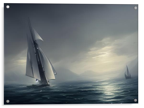 Set Sail Acrylic by Picture Wizard
