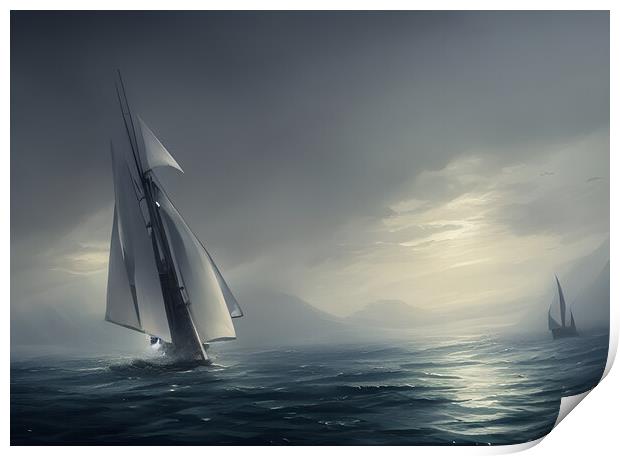 Set Sail Print by Picture Wizard