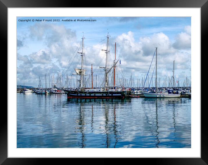 TS Royalist Reflections Framed Mounted Print by Peter F Hunt