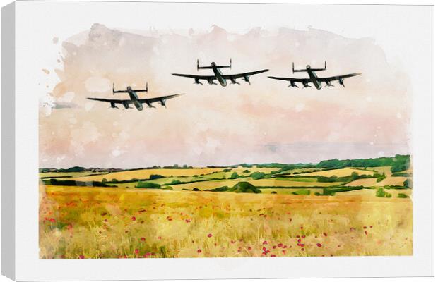 Our Bomber Boys Canvas Print by J Biggadike