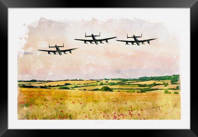 Our Bomber Boys Framed Print by J Biggadike