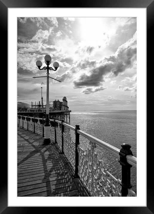 Brighton Seafront,  Framed Mounted Print by kathy white
