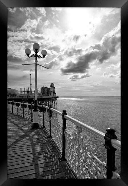 Brighton Seafront,  Framed Print by kathy white