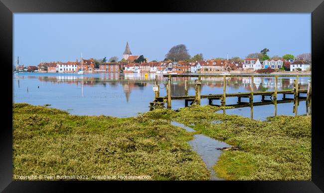 Bosham in Chichester Harbour Sussex Coast Framed Print by Pearl Bucknall