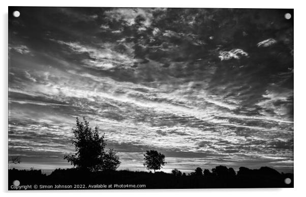 Sky cloud Acrylic by Simon Johnson