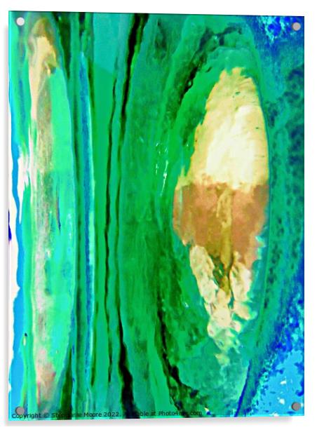 Abstract 434 Acrylic by Stephanie Moore