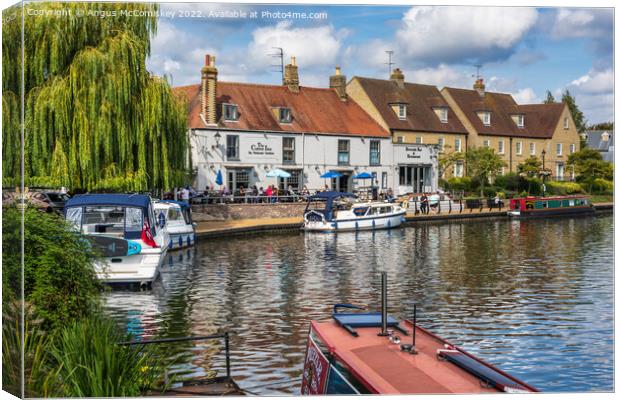 The Cutter Inn Ely Canvas Print by Angus McComiskey