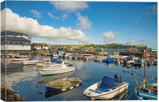 falmouth,Falmouth Harbour Cornwall Canvas Print by kathy white