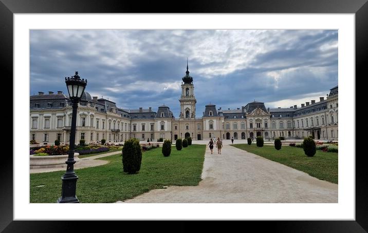 Building  Framed Mounted Print by Laszlo Toth