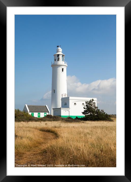 Hurst Point Lighthouse Framed Mounted Print by Heidi Stewart