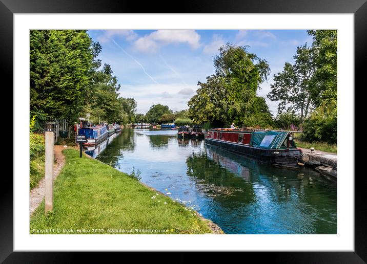 Dudswell Lock 48, Grand Union Canal, Framed Mounted Print by Kevin Hellon