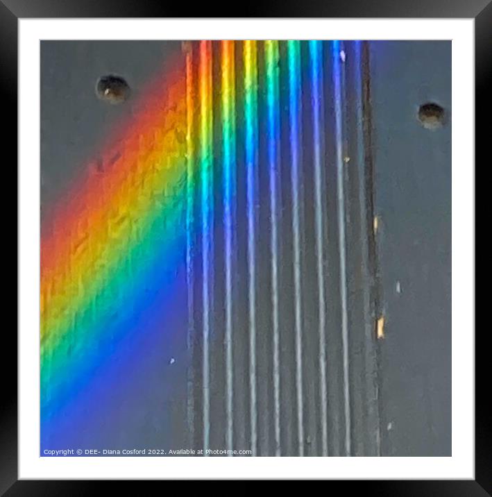 Prisms just steps ahead Framed Mounted Print by DEE- Diana Cosford