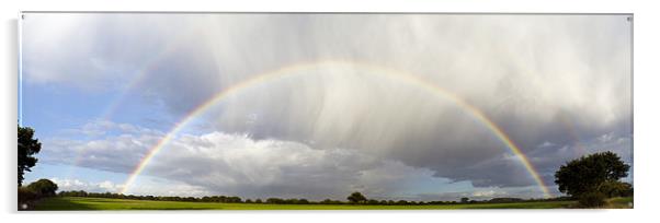 Rainbow field Acrylic by Gary Eason