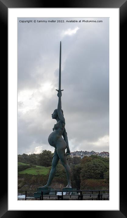 Iconic Verity The Guardian of North Devon Framed Mounted Print by tammy mellor