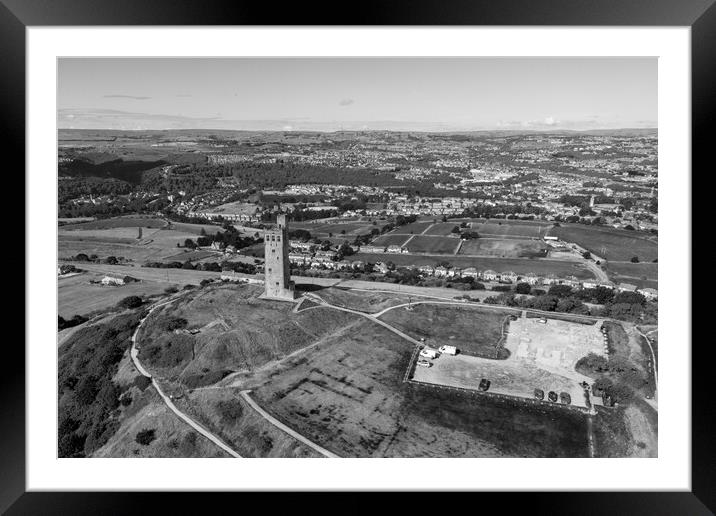 Castle Hill Victoria Tower Framed Mounted Print by Apollo Aerial Photography
