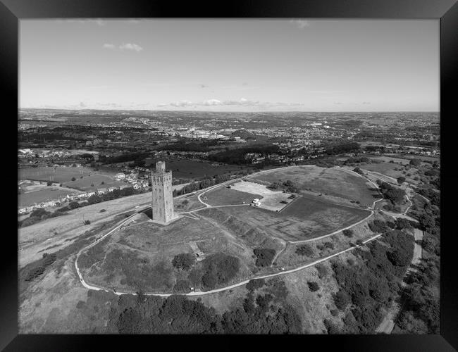 Castle Hill Framed Print by Apollo Aerial Photography
