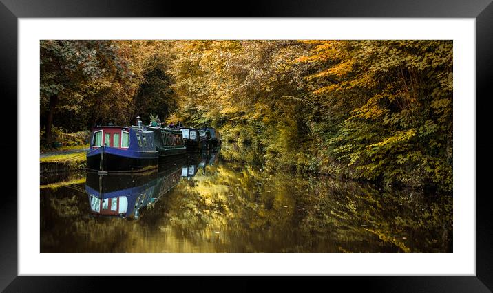 Mooring Time Framed Mounted Print by Peter Anthony Rollings