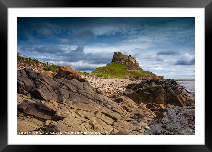 Holy Island Monastery 787  Framed Mounted Print by PHILIP CHALK