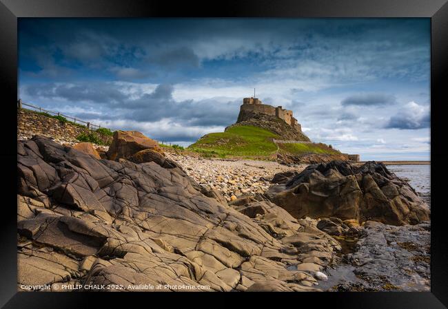 Holy Island Monastery 787  Framed Print by PHILIP CHALK