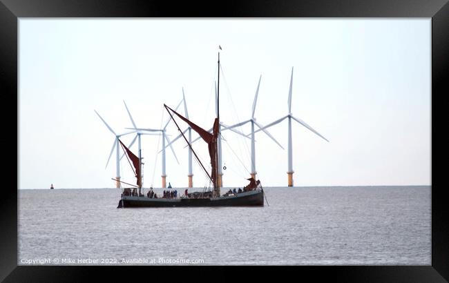 Powered by wind Framed Print by Mike Herber