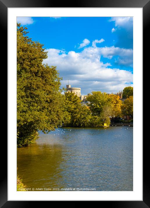 Windsor Castle | River Thames | Windsor Framed Mounted Print by Adam Cooke