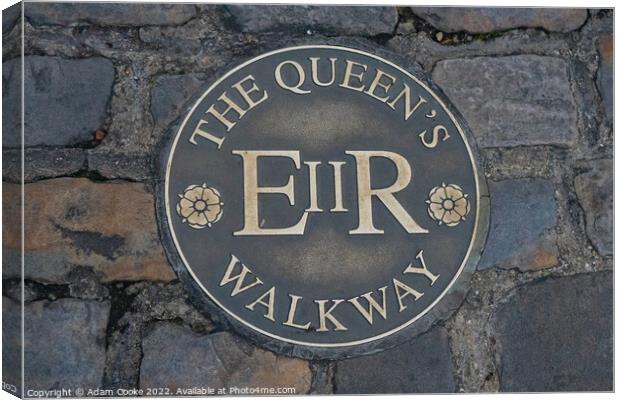 The Queen's Walkway | Windsor Canvas Print by Adam Cooke