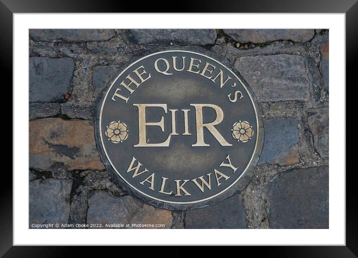 The Queen's Walkway | Windsor Framed Mounted Print by Adam Cooke