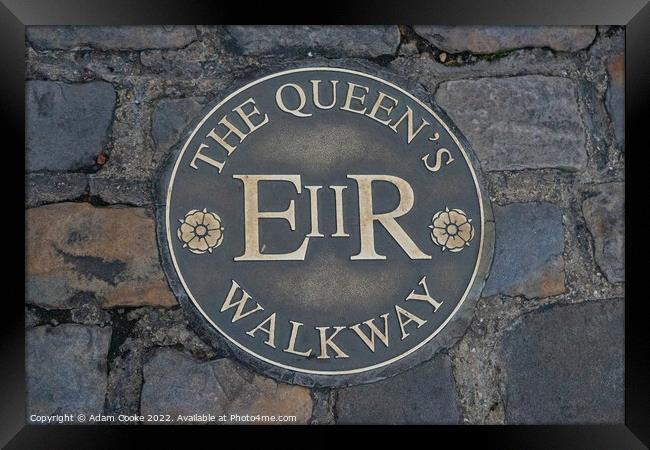 The Queen's Walkway | Windsor Framed Print by Adam Cooke