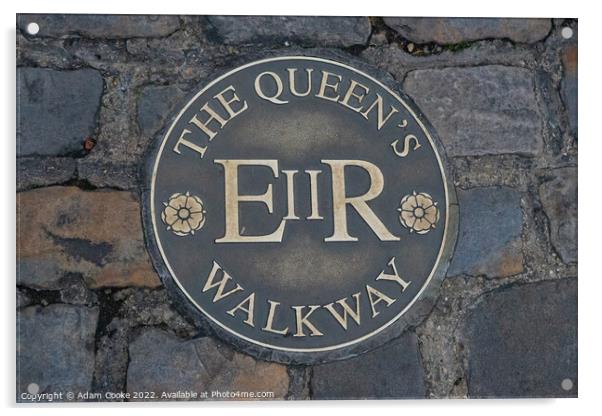 The Queen's Walkway | Windsor Acrylic by Adam Cooke