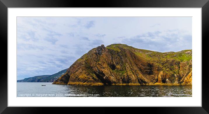 Donegal, Sliabh Liag Coastline  Framed Mounted Print by Margaret Ryan