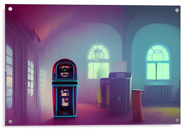 The Jukebox Acrylic by Picture Wizard