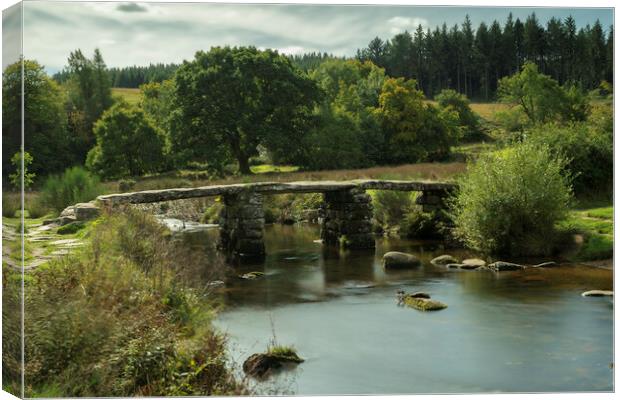 Postbridge Clapper Canvas Print by Mal Spain