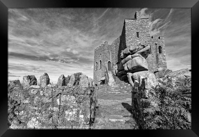 Carn Brea Castle Framed Print by Mark Bowman