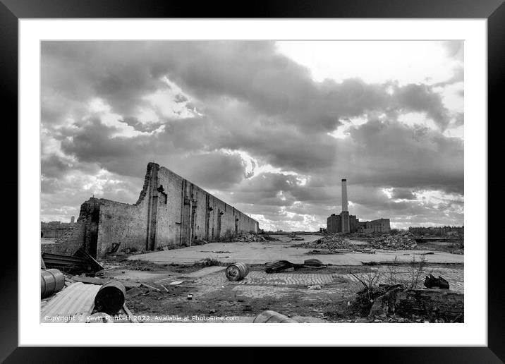 Brunswick Wharf Power Station Framed Mounted Print by Kevin Plunkett