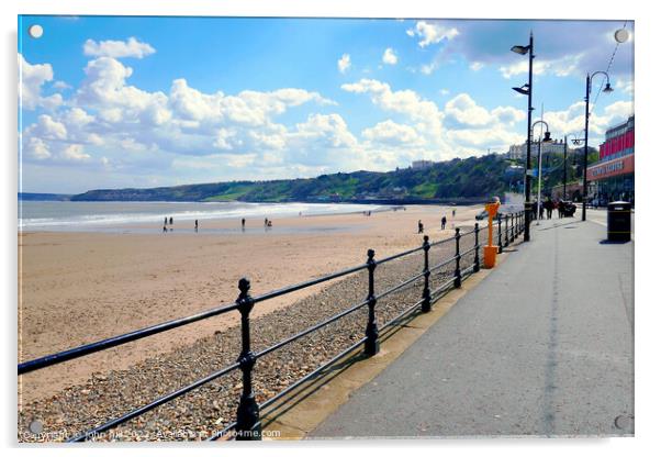 Scarborough, North Yorkshire, UK. Acrylic by john hill