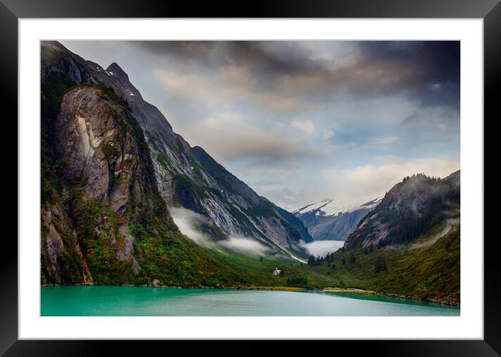 Tracy Arm Fjord Framed Mounted Print by Ceri Jones