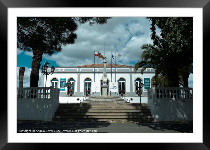 District Council of Castro Verde Framed Mounted Print by Angelo DeVal