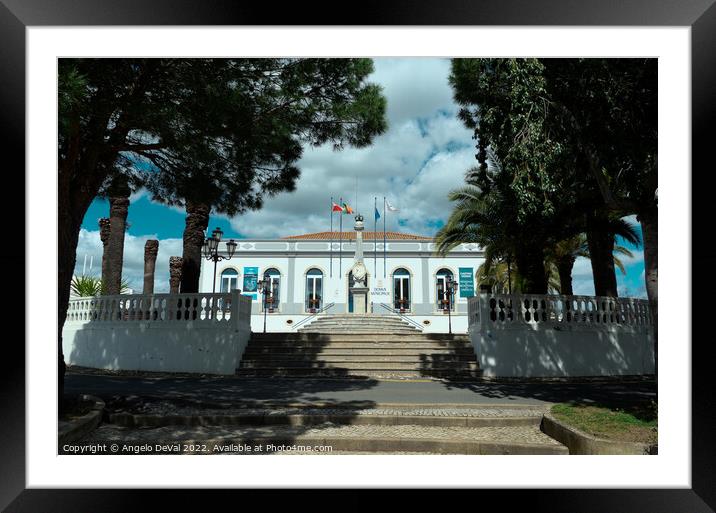 District Council of Castro Verde - Alentejo Framed Mounted Print by Angelo DeVal