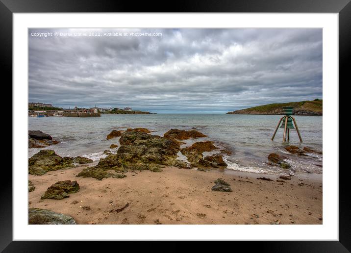 Cemaes Beach, Anglesey Framed Mounted Print by Derek Daniel