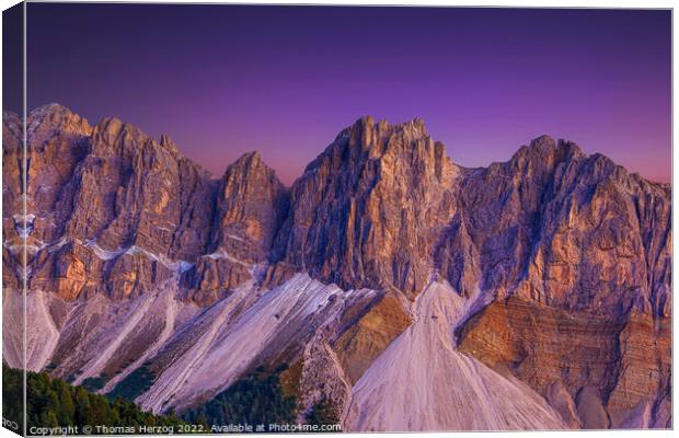 Dolomites Canvas Print by Thomas Herzog