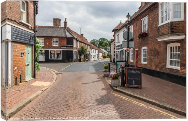 HIgh Street, Great Missenden, Canvas Print by Kevin Hellon