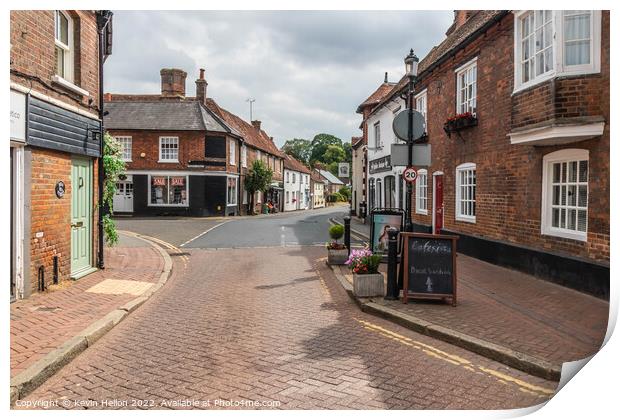 HIgh Street, Great Missenden, Print by Kevin Hellon