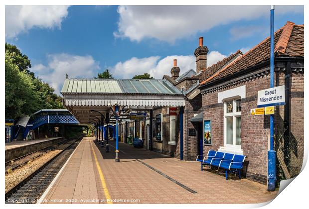 Great Missenden Railway Station, Print by Kevin Hellon