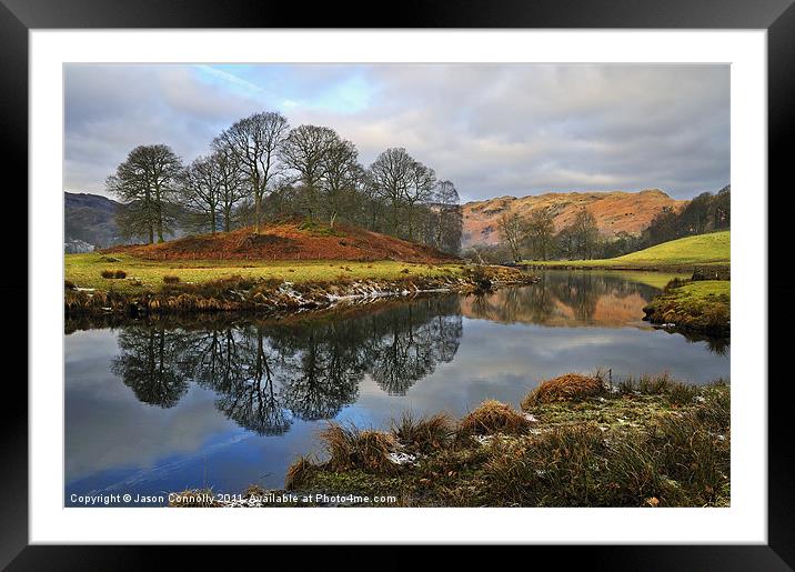 The Brathay, Elterwater Framed Mounted Print by Jason Connolly