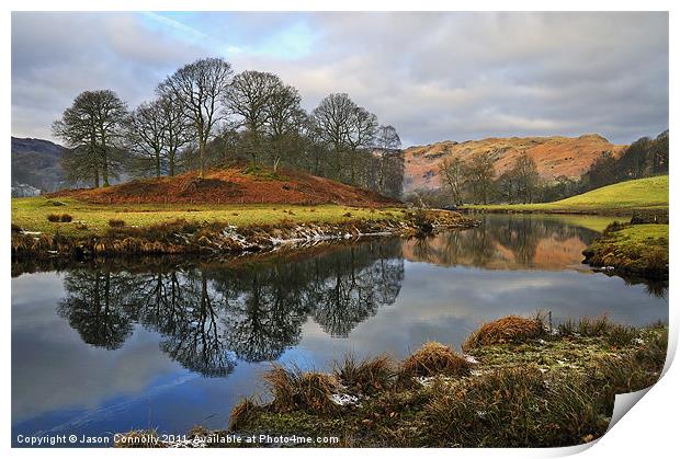The Brathay, Elterwater Print by Jason Connolly