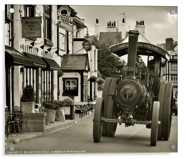 Steam Traction Engine in Parkgate Acrylic by Bernard Rose Photography