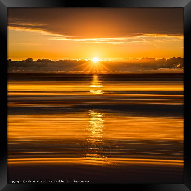 It Shimmers Framed Print by Colin Menniss
