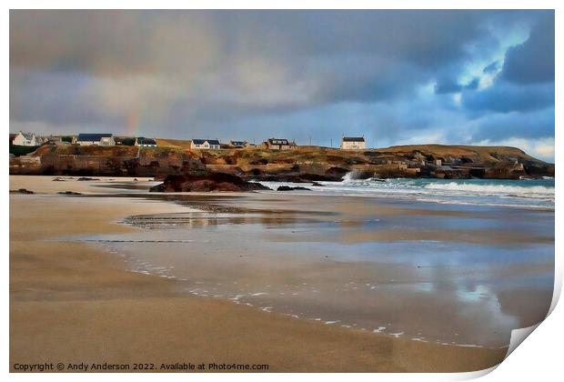 Hebridean Beach Print by Andy Anderson